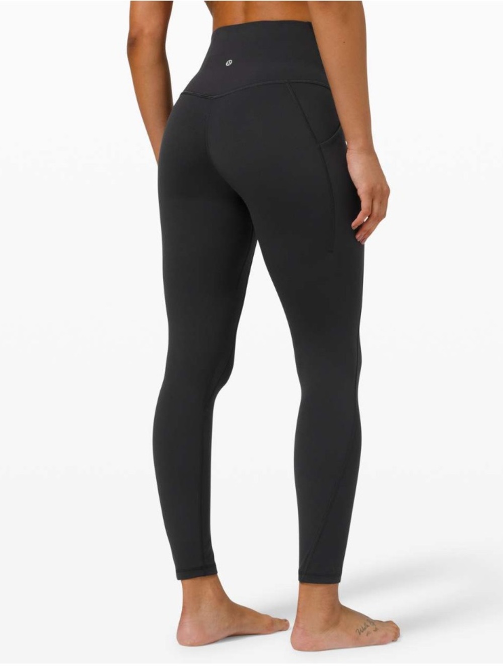 Lululemon Align High Rise Pant with Pockets 25" Black Size 20 NWOT W5DCES